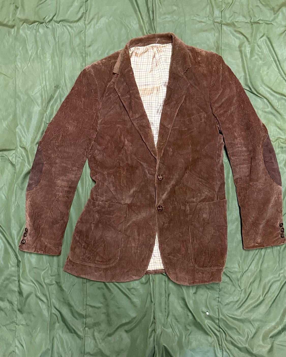 루마니아 엘보우 패치드 코듀로이 자켓 40R 상품이미지1