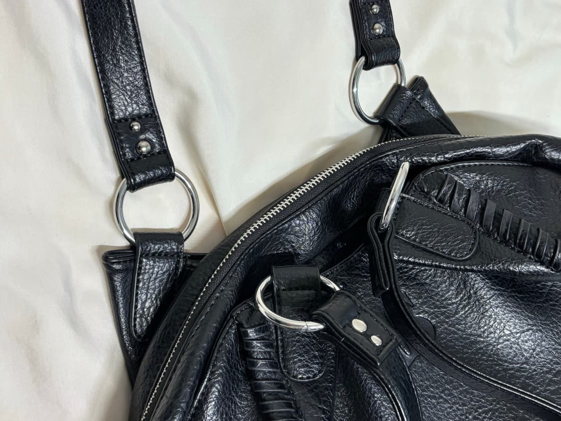 (무료배송) 애즈온 보니타 빅 백 블랙 상품이미지3