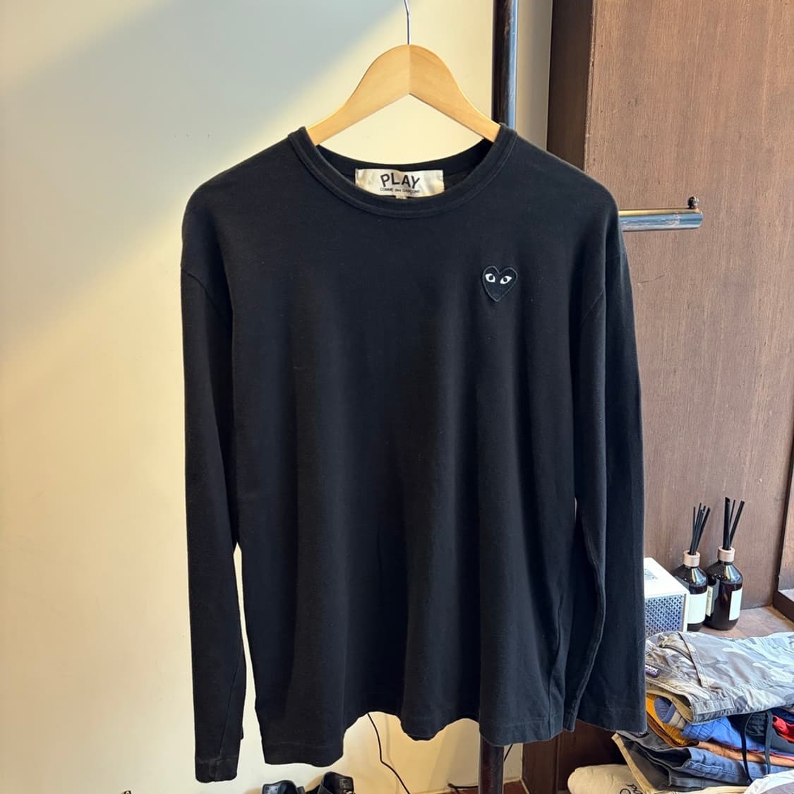 15031 - 꼼데가르송 블랙 롱슬리브 상품이미지2