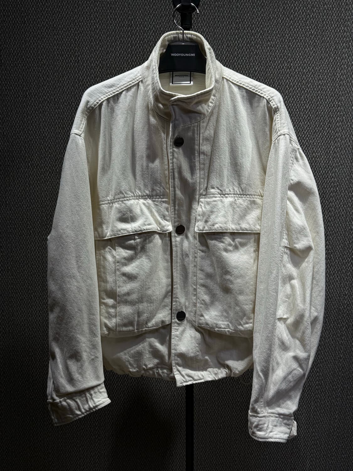 우영미 22fw 에크루 하이넥 자켓 48 상품이미지1