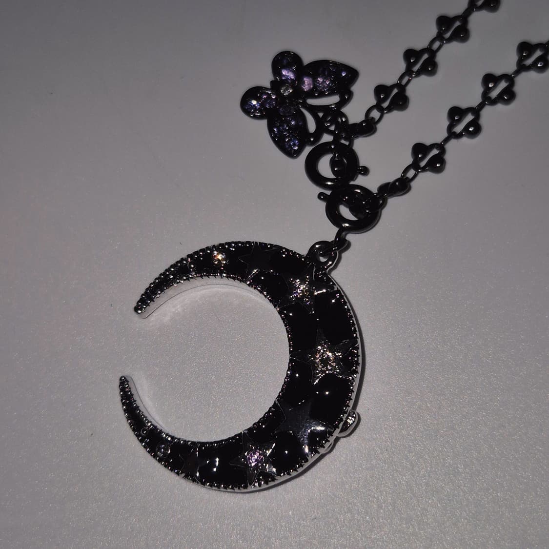 05s 안나수이 달과 나비 밤하늘 파베 목걸이 상품이미지9