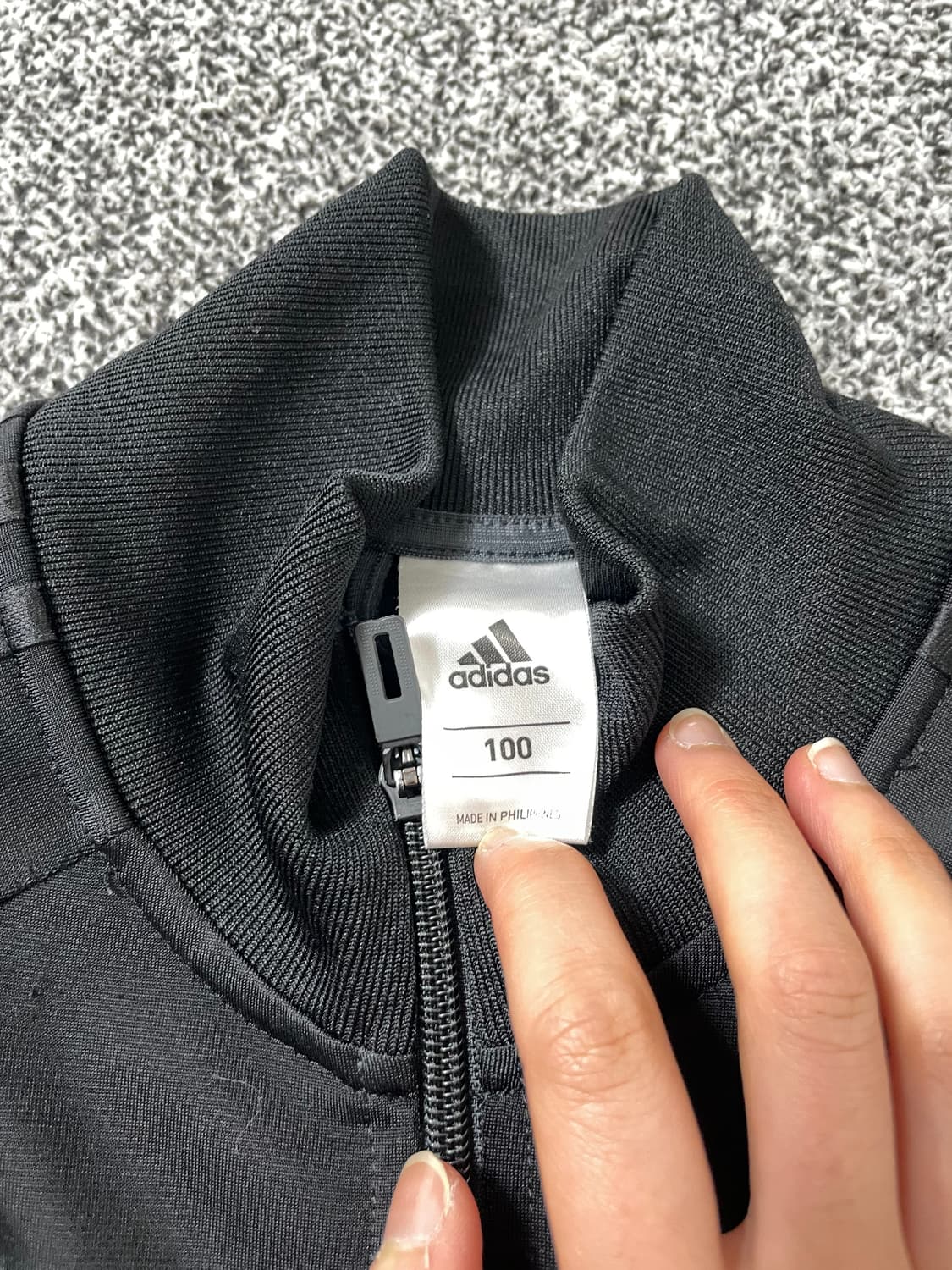 빈티지9. 희귀 매물 아디다스 독일 국대 져지 블랙 차콜 배색 상품이미지2