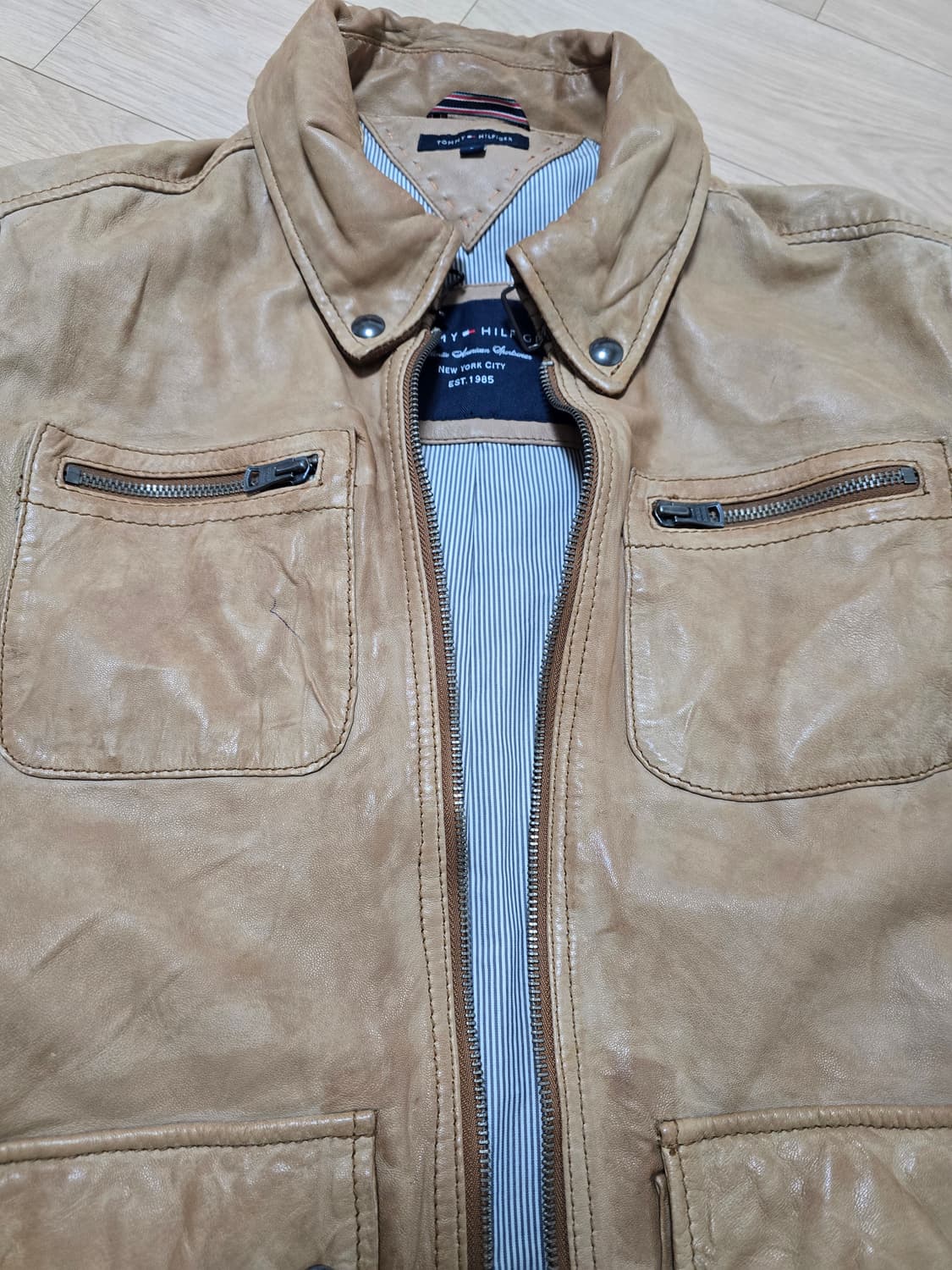 타미힐피거 가죽자켓 상품이미지2