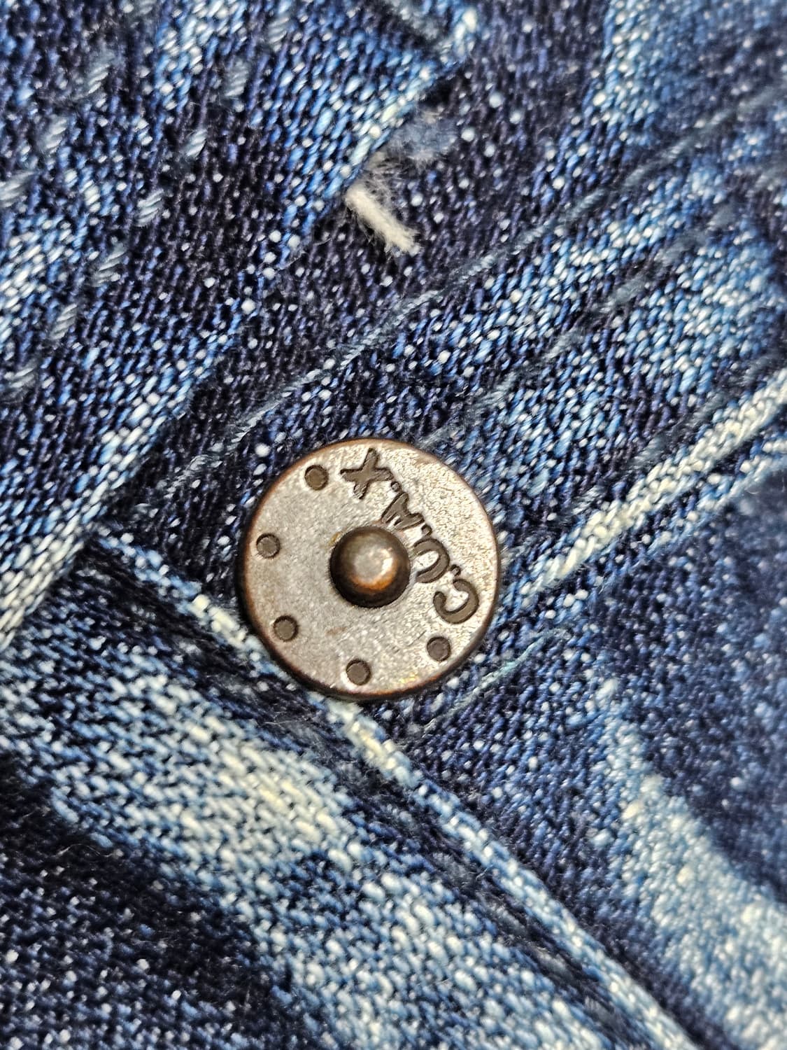 00's 빈티지 콕스(COAX) 레이싱 신치백 부츠컷 데님팬츠 상품이미지6