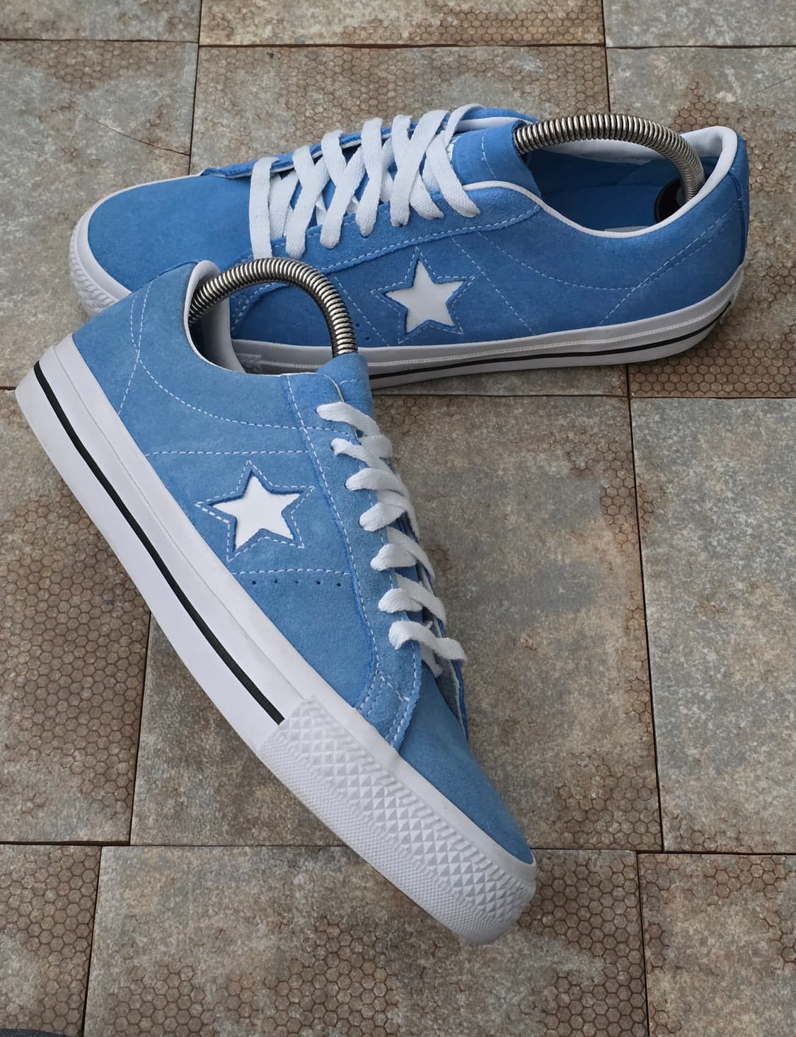 (270)원스타 프로 ox 스웨이드 라이트 블루 상품이미지7