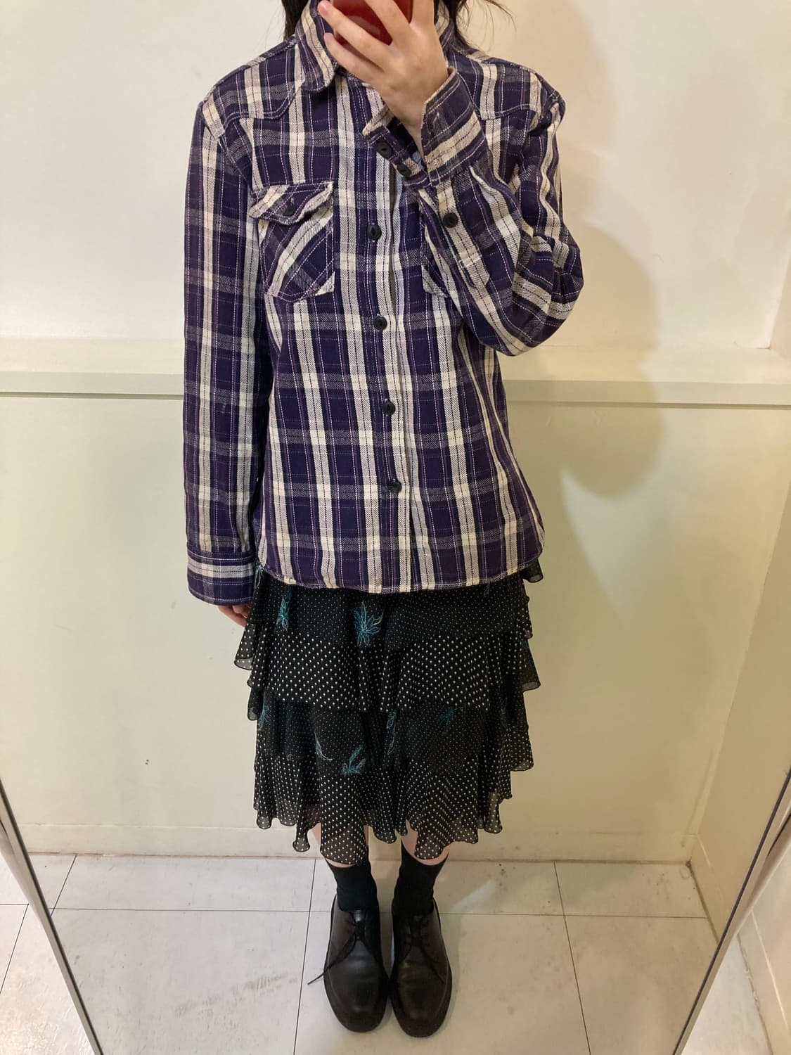 USA 웨스턴 체크 셔츠 상품이미지8