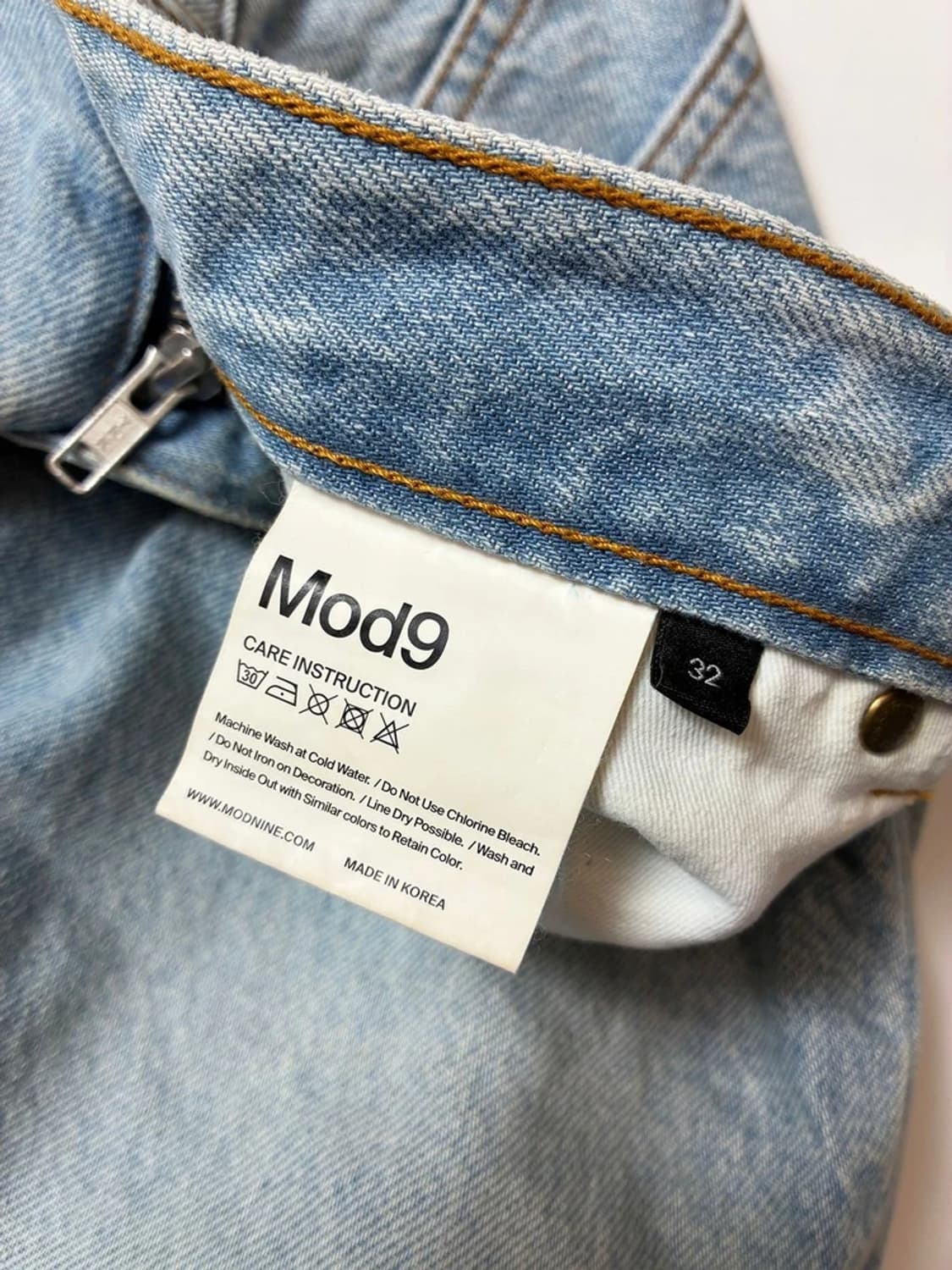 모드나인 Mod9 페이딩 스트레이트 데님 팬츠 PN9148 상품이미지8