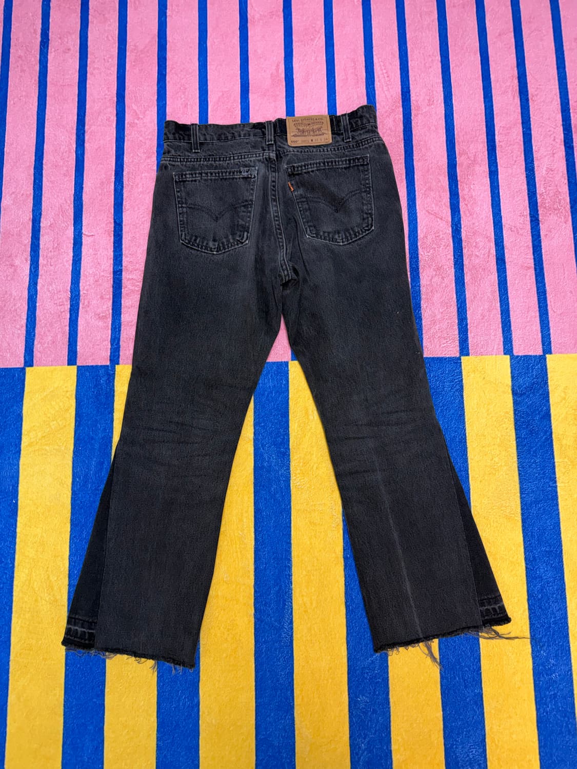 리바이스 550 오렌지탭 블랙데님 부츠컷 30 size 상품이미지2