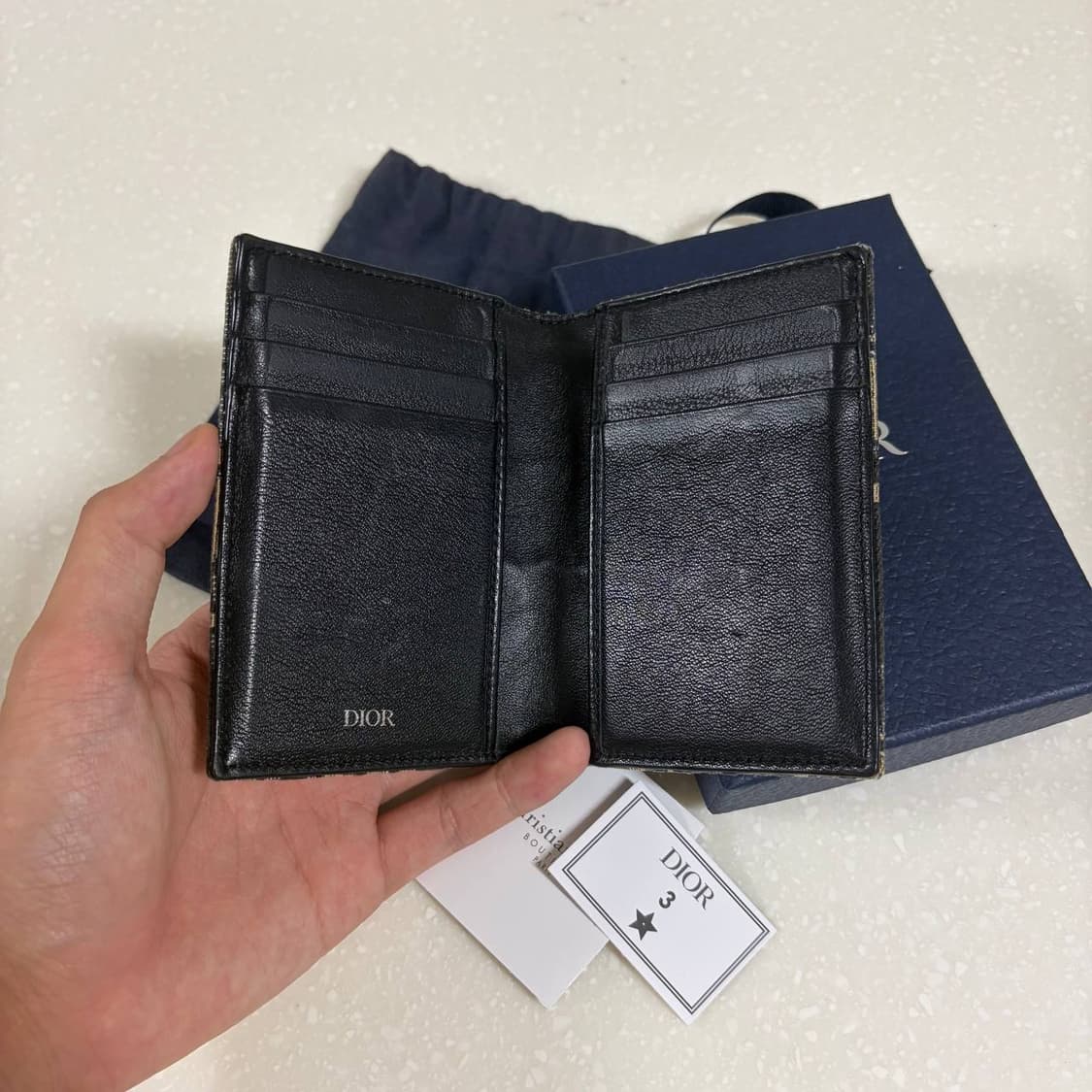 [정품] 디올 오블리크 오거나이저 베이지 상품이미지3
