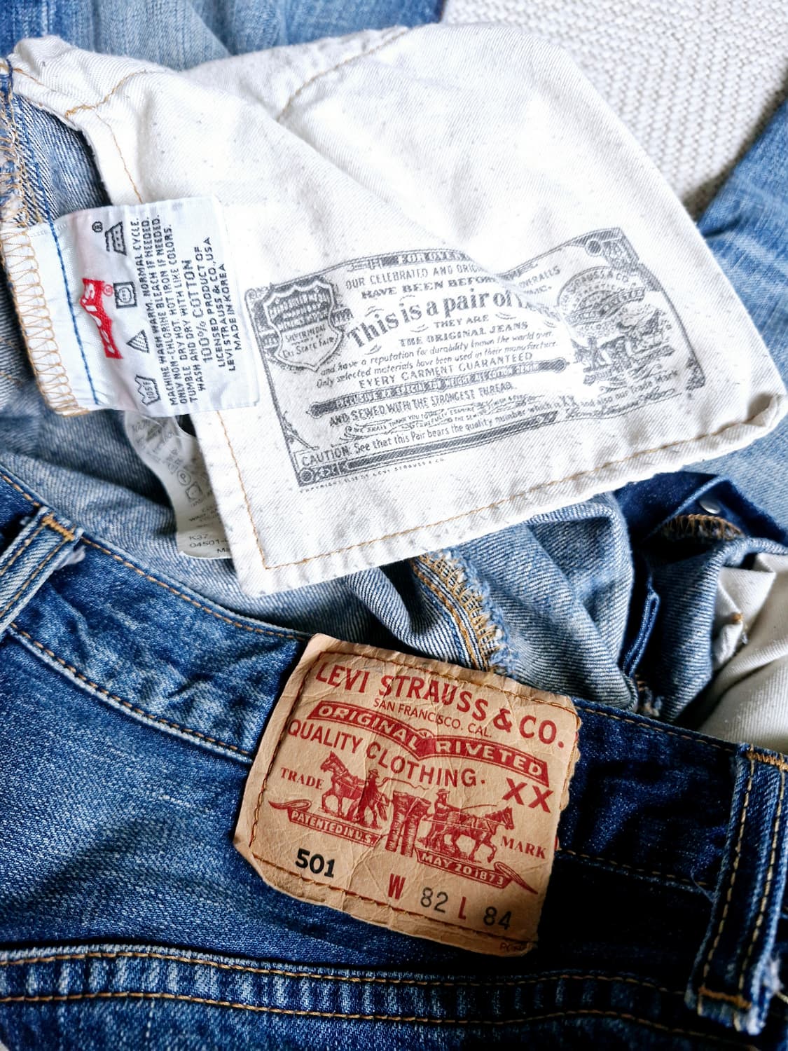 00s' 리바이스 501 made in KOREA  W32 상품이미지6