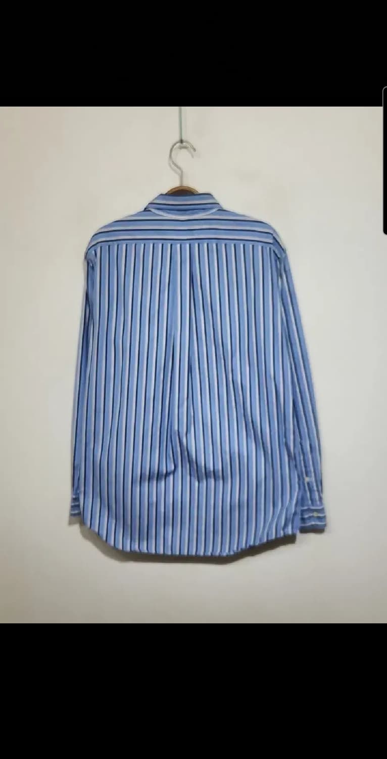 (L) 랄프로렌 폴로 셔츠 스트라이프 로고 남방 캐주얼  상품이미지6