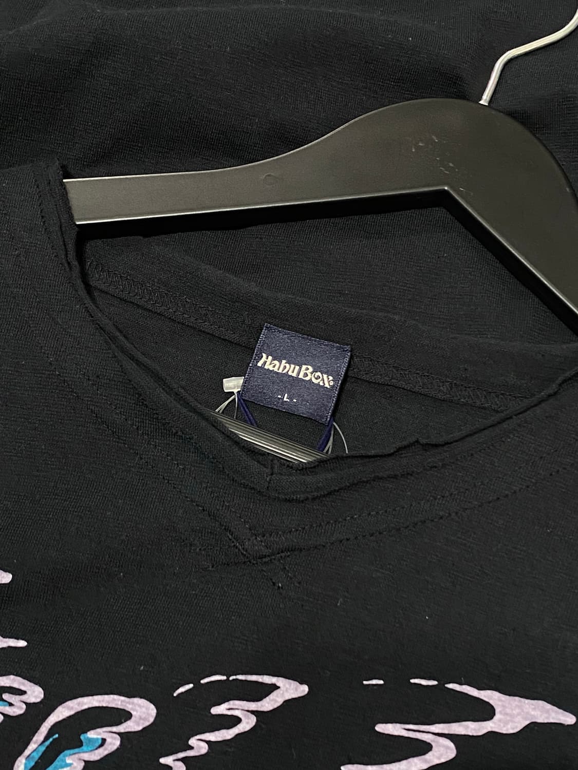 Habu box 날개 프린팅 디테일 반팔 티셔츠 상품이미지8