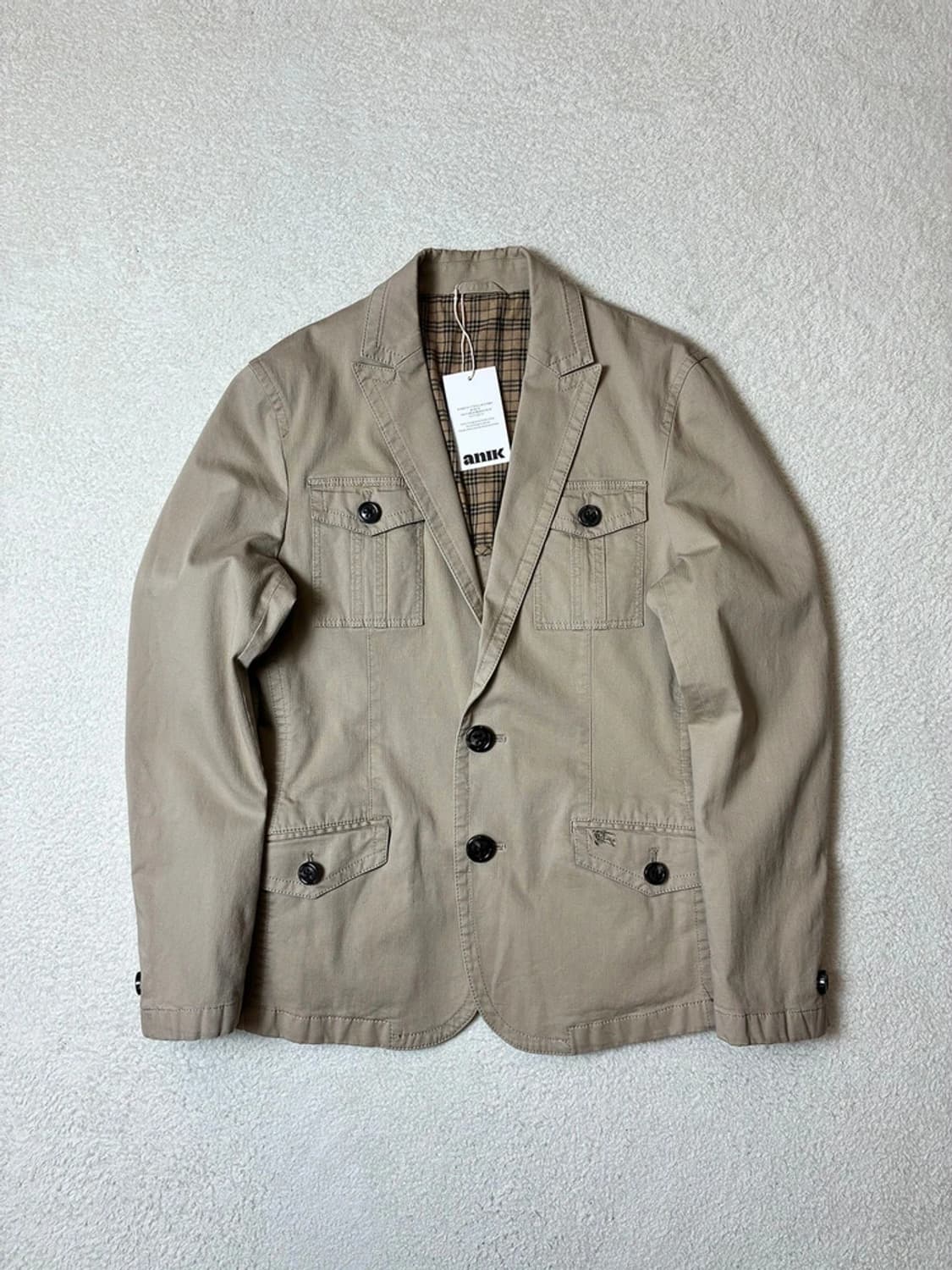 버버리 블루라벨 00's 재팬 유틸리티 블레이저 PN6516 상품이미지1