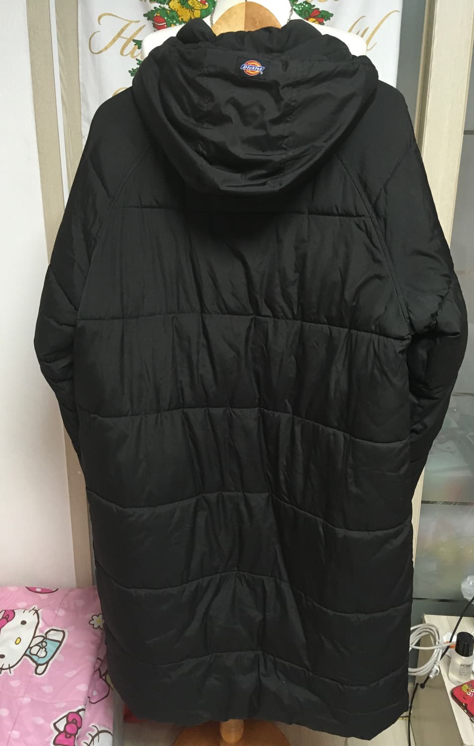 디키즈 남녀공용 롱패딩 블랙 상품이미지3