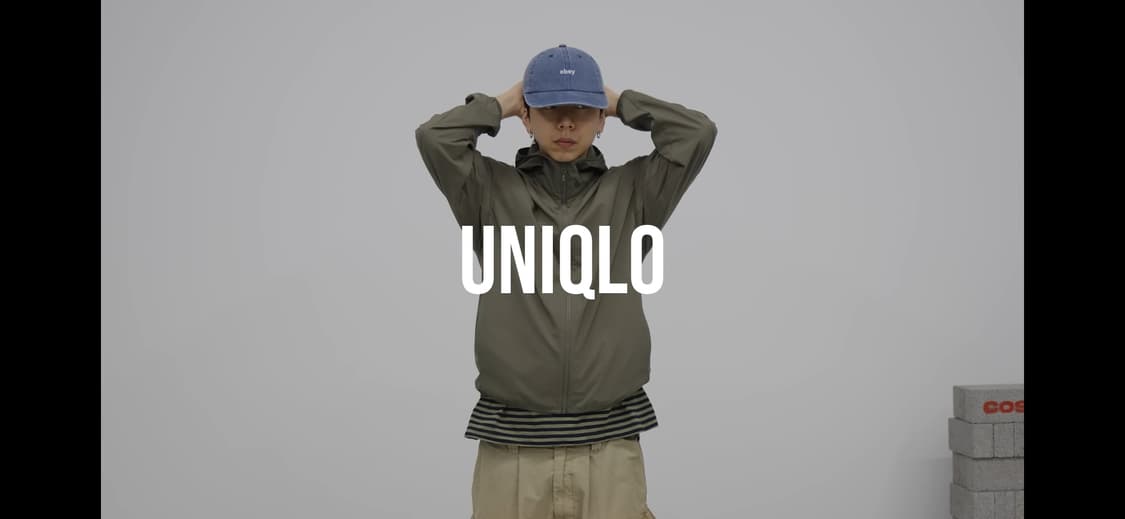 유니클로 포켓터블 uv 프로텍션 파카 올리브 상품이미지1