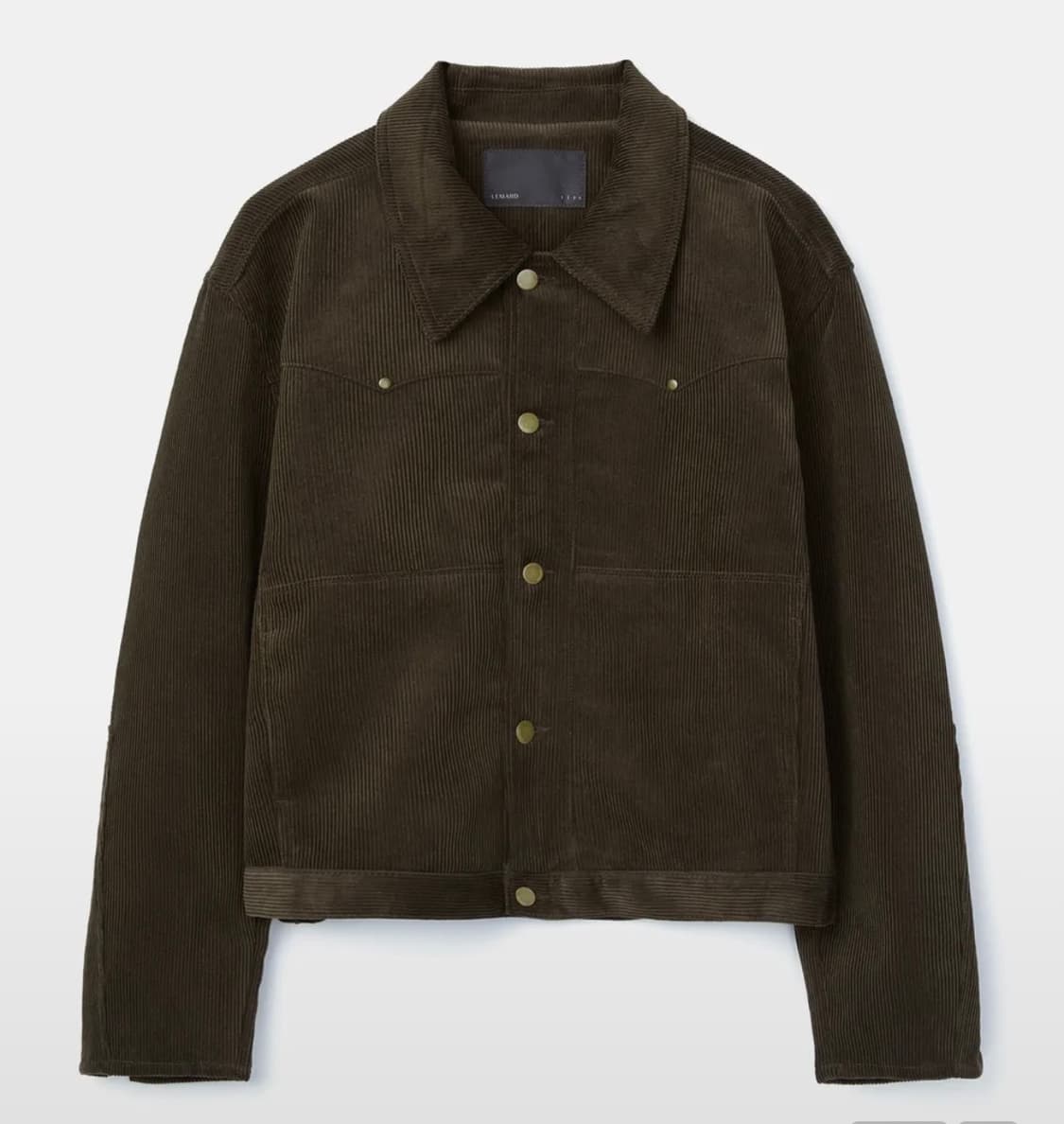 르마드 코듀로이 웨스턴 자켓 - 브라운 상품이미지1