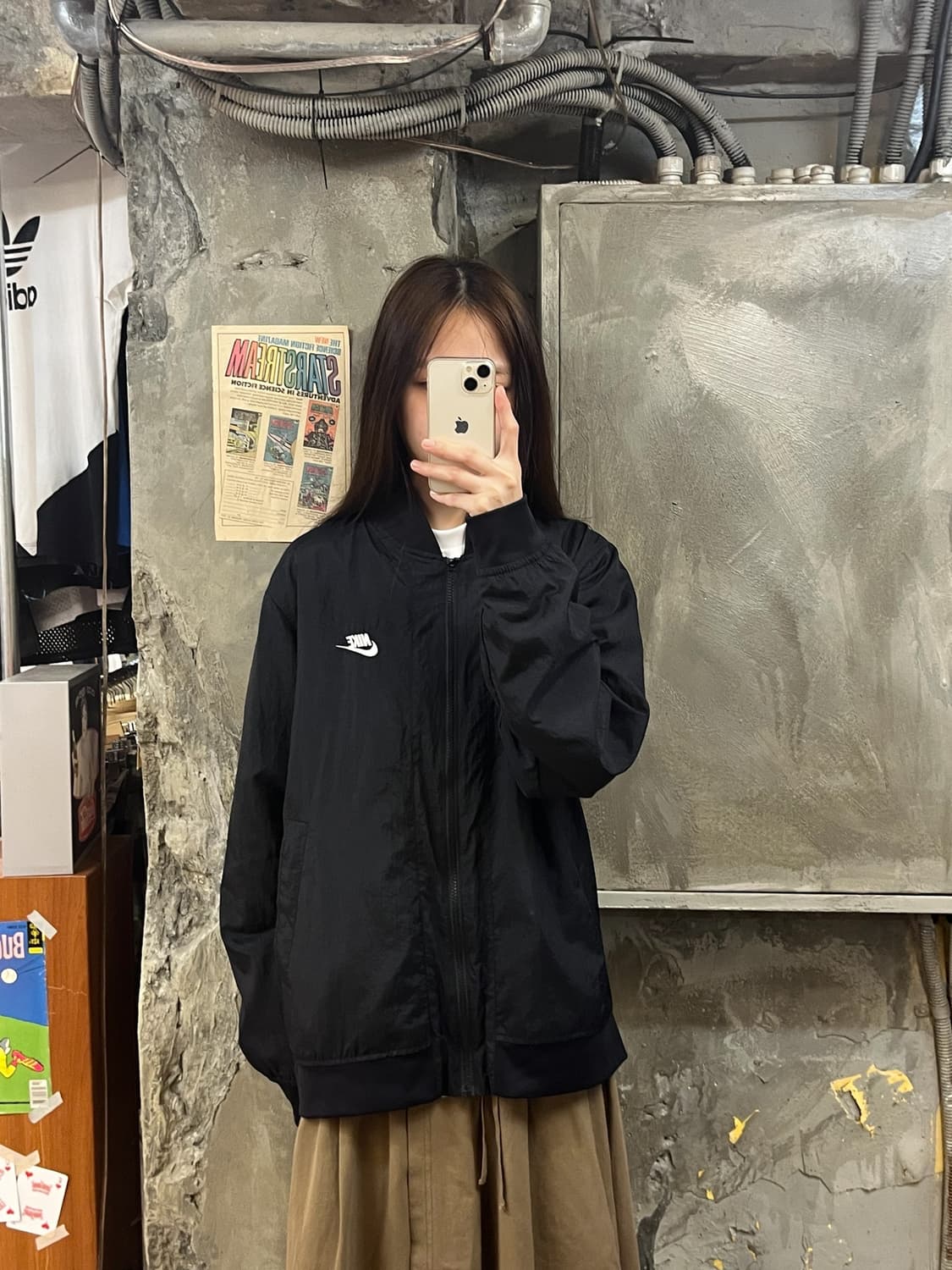 나이키 점퍼 블랙 XL #csz803 상품이미지2