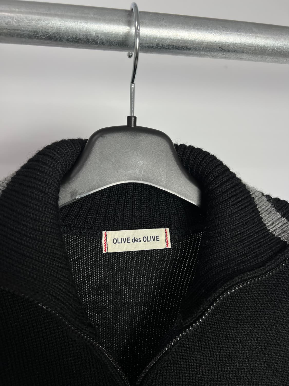 OLIVE DES OLIVE 울 니트 집업 상품이미지5