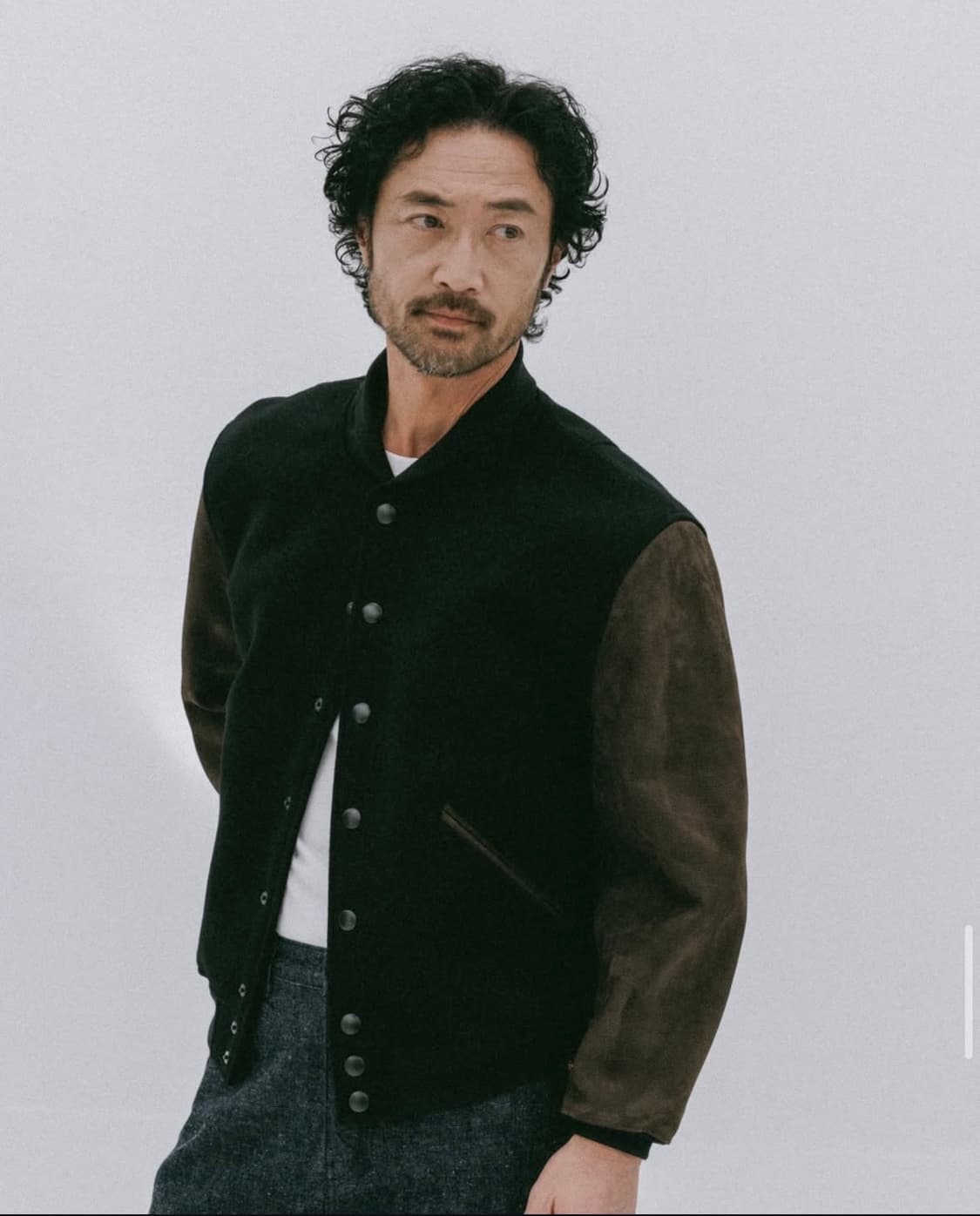  구매합니다) 오토매틱포더피플 바시티 자켓 블랙 2사이즈 상품이미지1