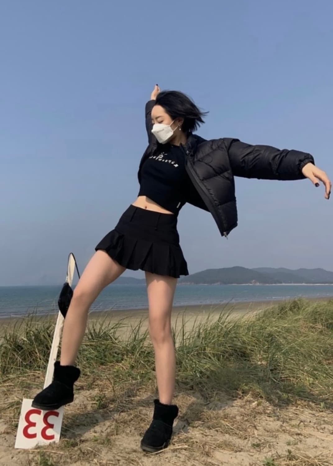 스푸닝 숏패딩 글로니 덕다운 푸퍼 자켓 상품이미지3