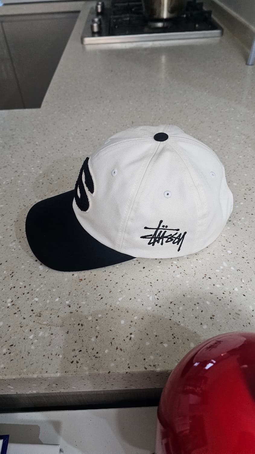 스투시 셔닐 S 로우 프로 볼캡 모자 내츄럴 상품이미지2