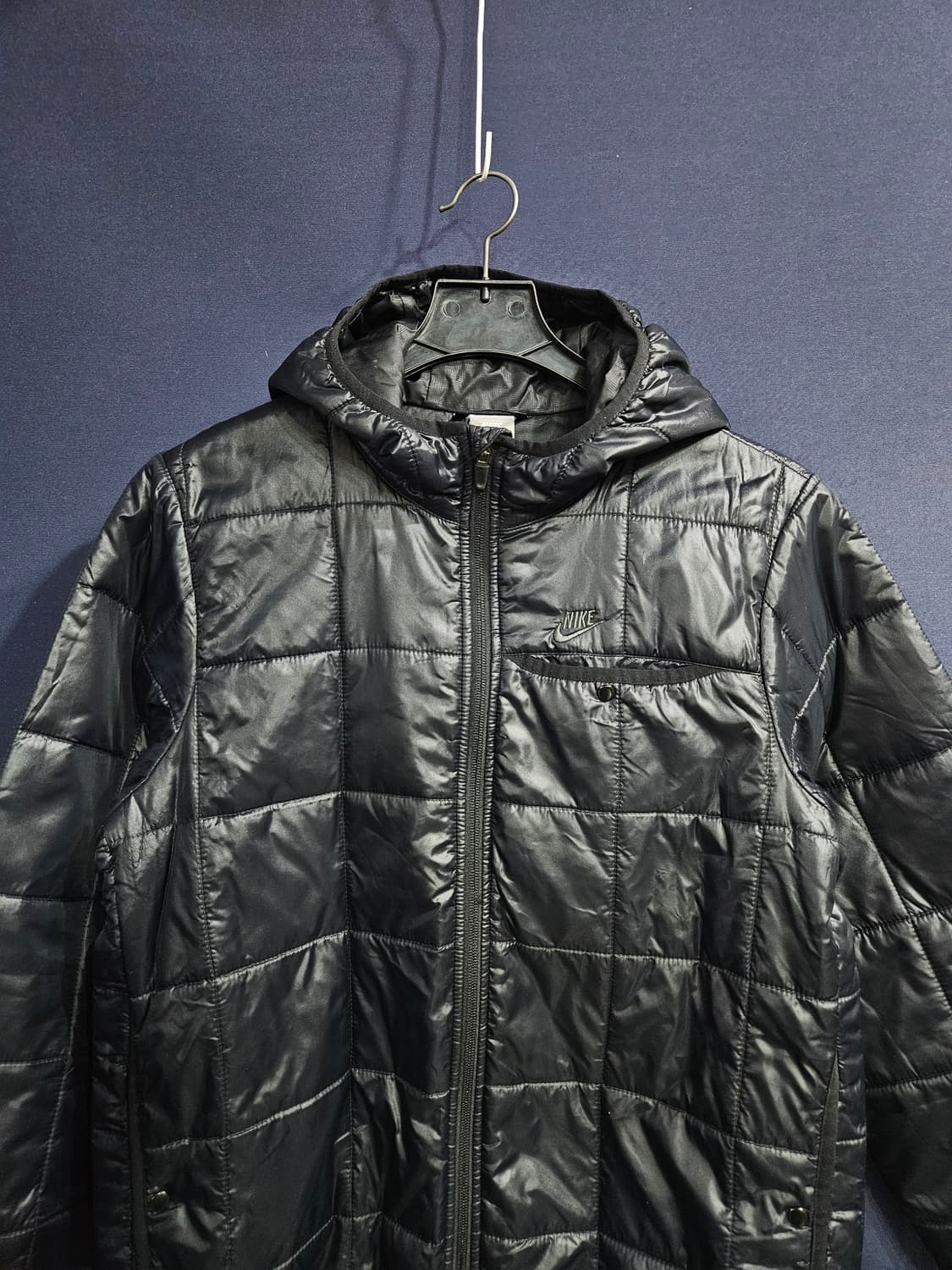 나이키 다크네이비 남성 100 경량 후드집업 자켓  상품이미지7