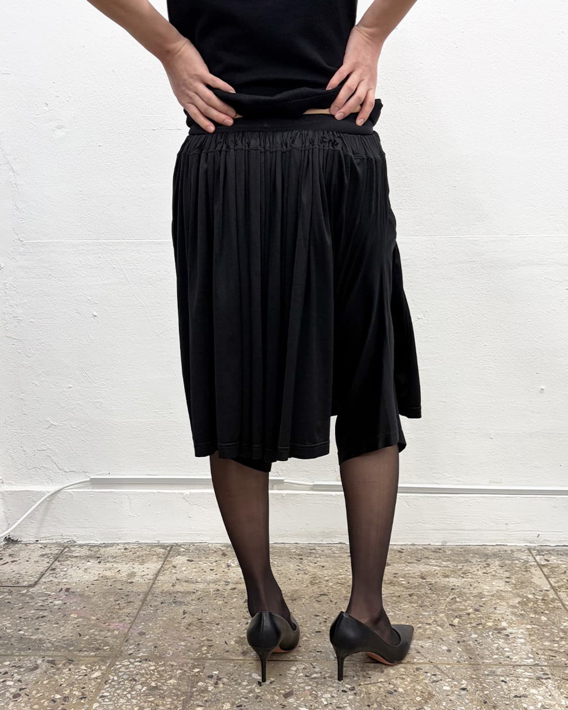 주카 비대칭 스커트-팬츠 상품이미지5