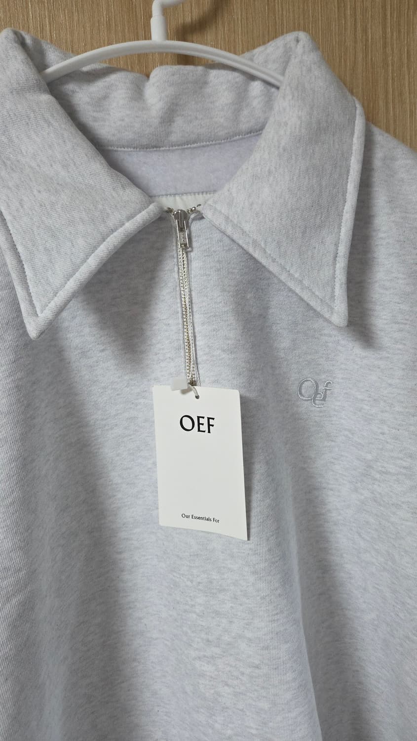 Oef 오이에프 하프 집업 스웻 티셔츠  상품이미지3