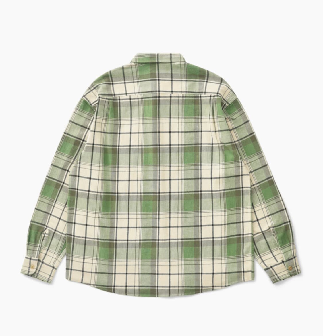 카키스 트러커 플레이드 셔츠 grass 상품이미지2
