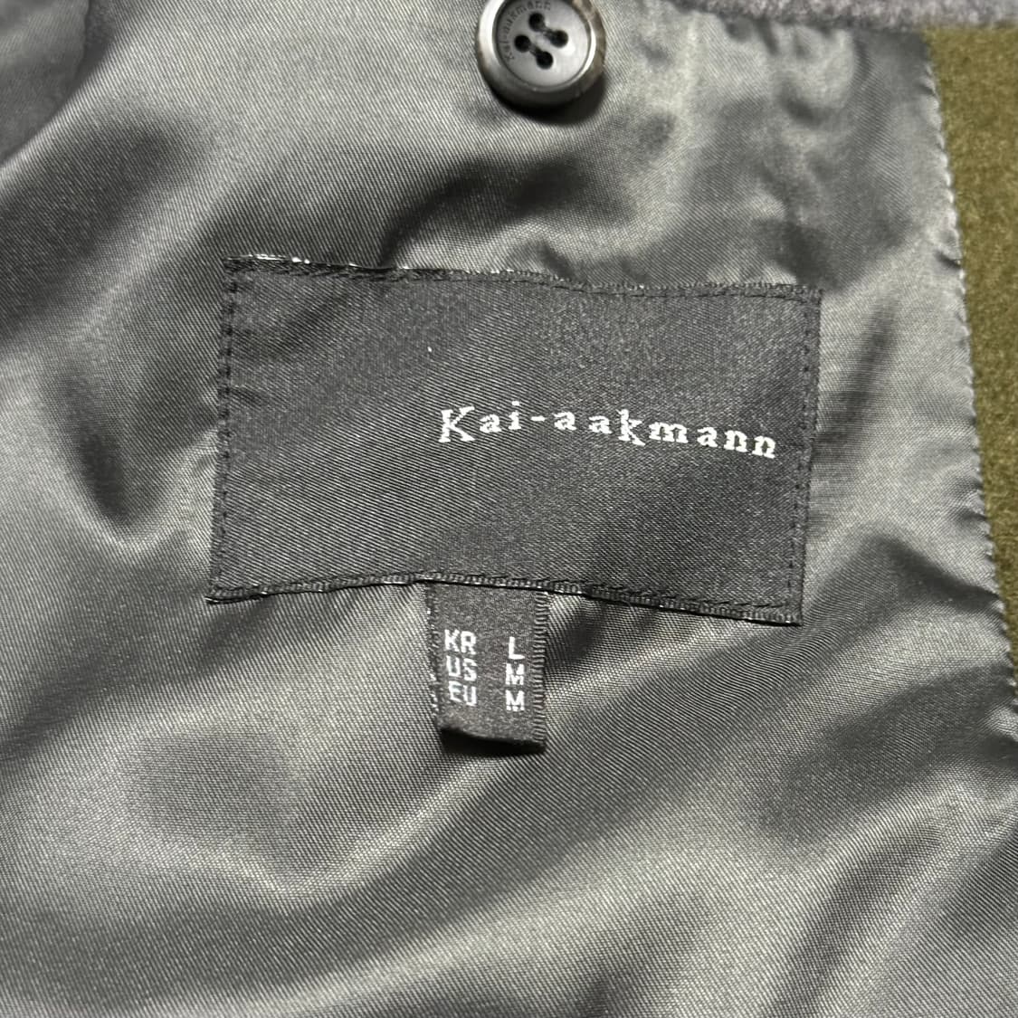 카이아크만 카키색 더블코트 상품이미지3