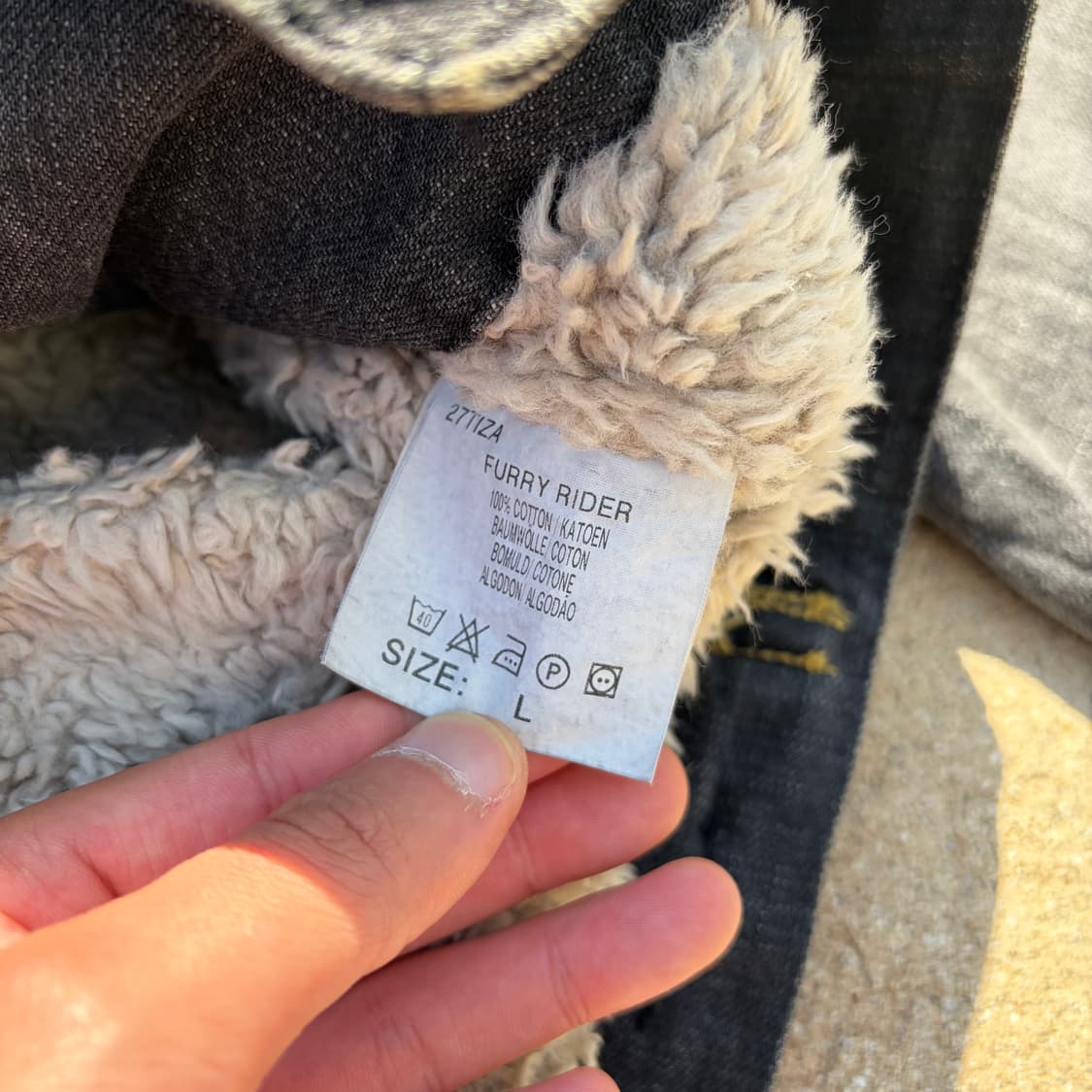 90s LEE 빈티지 쉐르파 데님자켓 L 상품이미지8