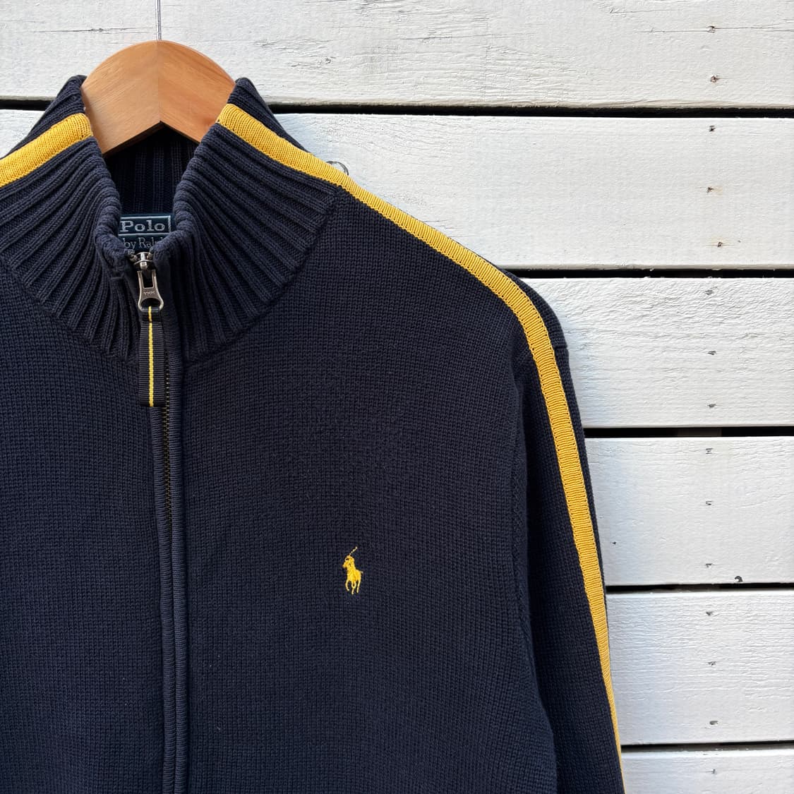 Polo 폴로 투웨이 니트 집업 상품이미지3