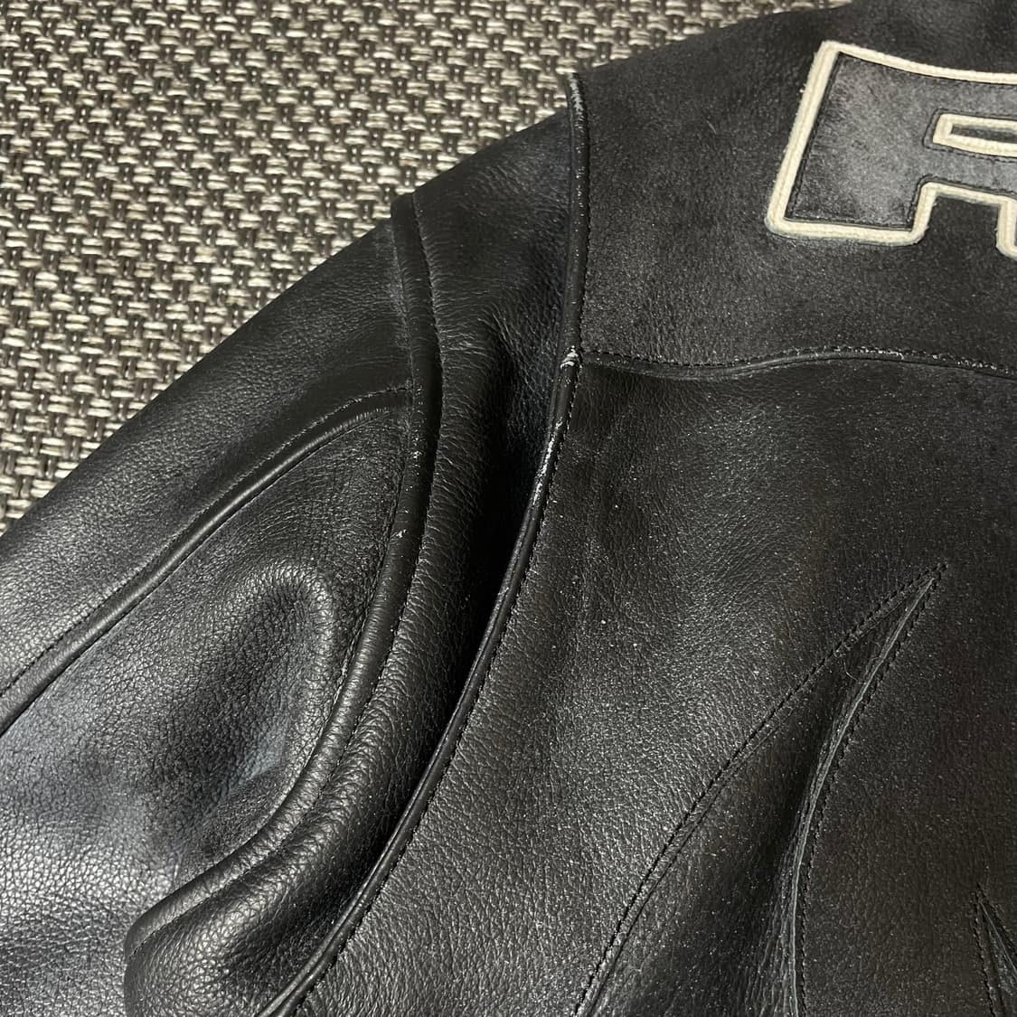 빈티지 RJ 바이커 레더 자켓 L 상품이미지8