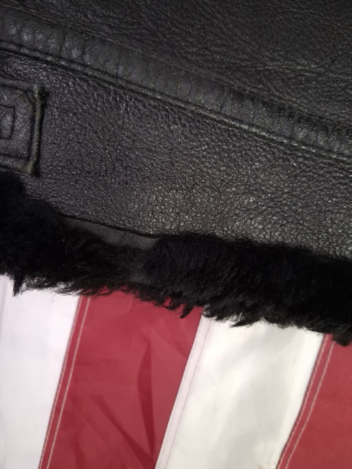 미공군 B-3 TYPE 리얼레더 항공 폭격기 무스탕 상품이미지9