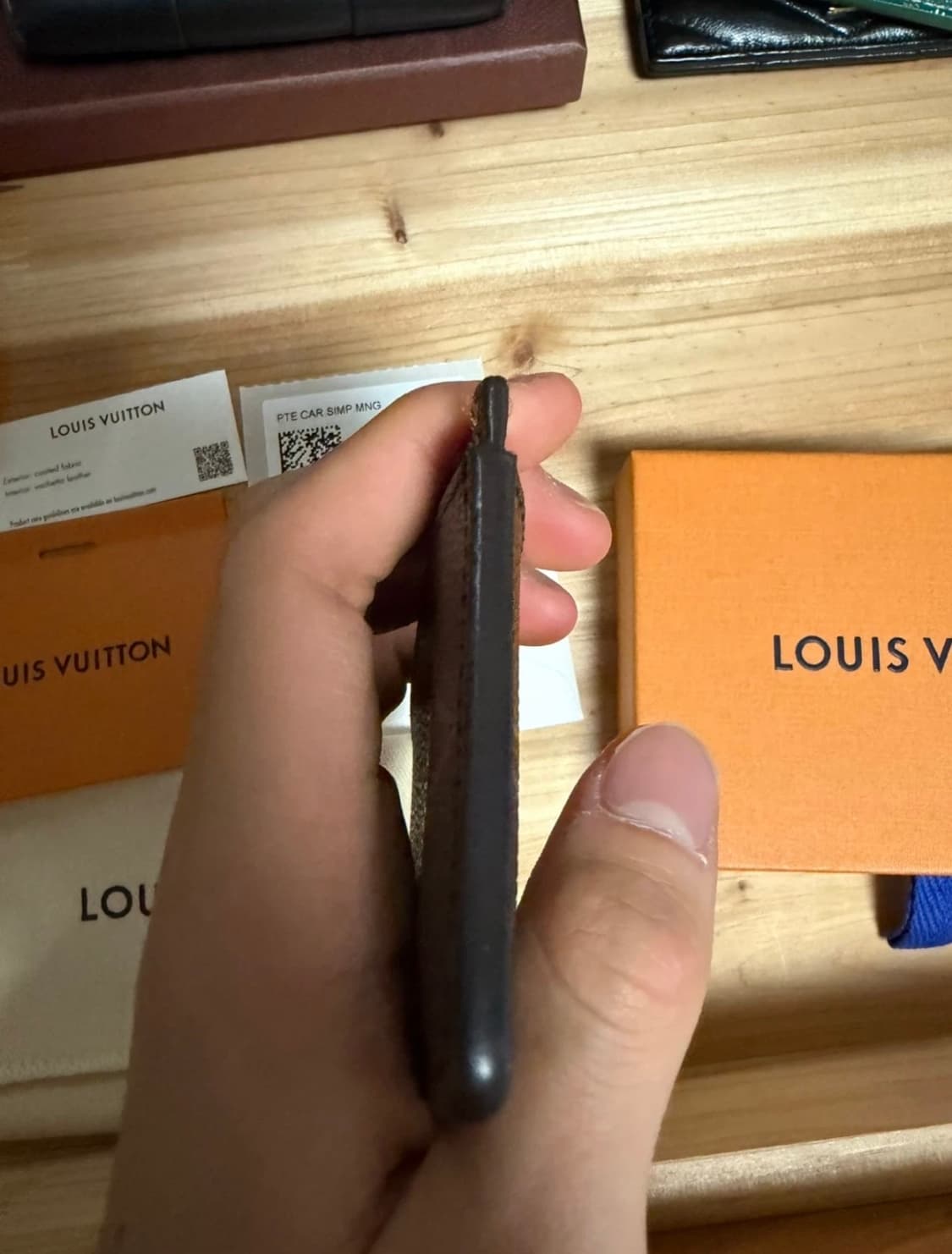 (풀구성) 루이비통 모노그램 아르마냑 카드지갑 상품이미지3