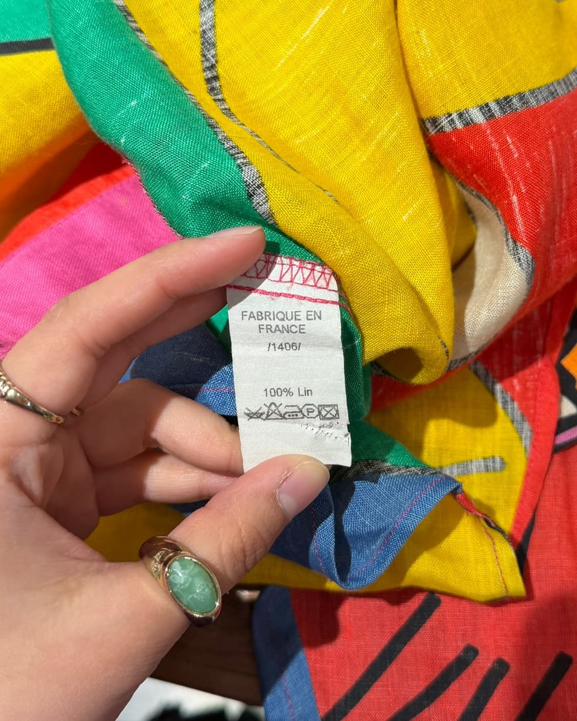 쟝 샤를르 드 카스텔바작 린넨 팝아트 패턴 셔츠 상품이미지8