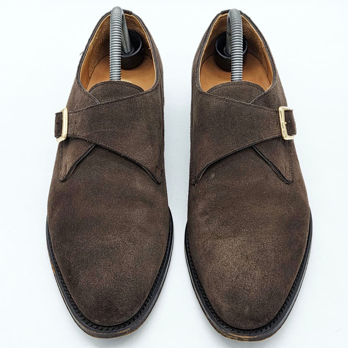 헤리티지 리갈 스웨이드 싱글 몽크스트랩 슈즈 브라운 (275) 상품이미지5