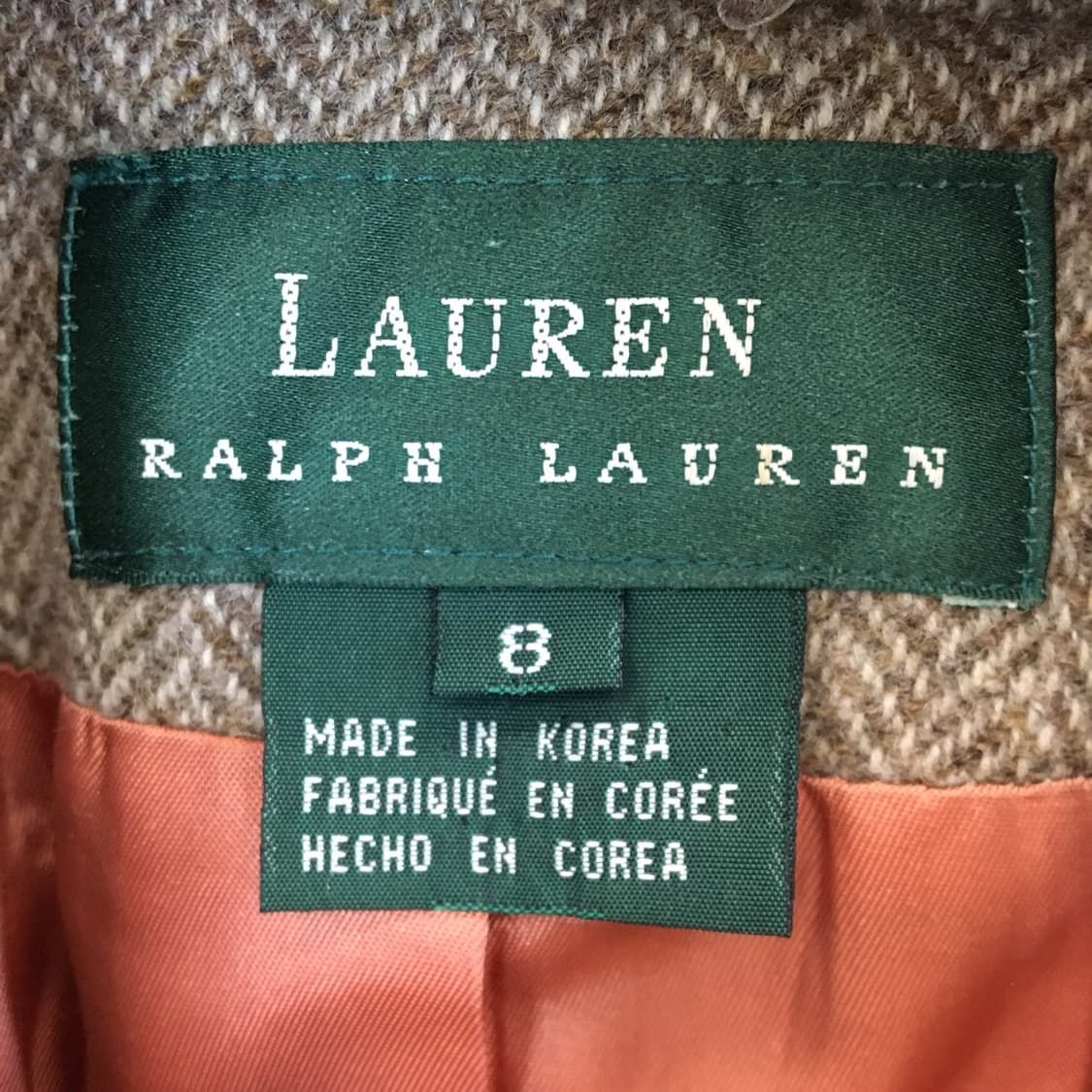 폴로 랄프로렌 헤링본 울 자켓 55  상품이미지5