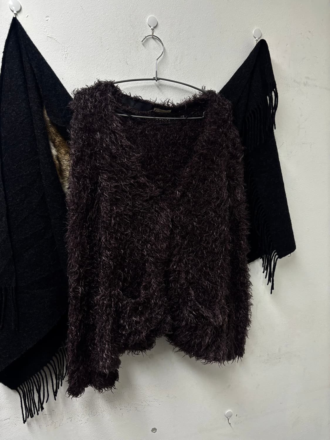 “Vintage” Y2K Grunge Fur Cardigan 상품이미지6