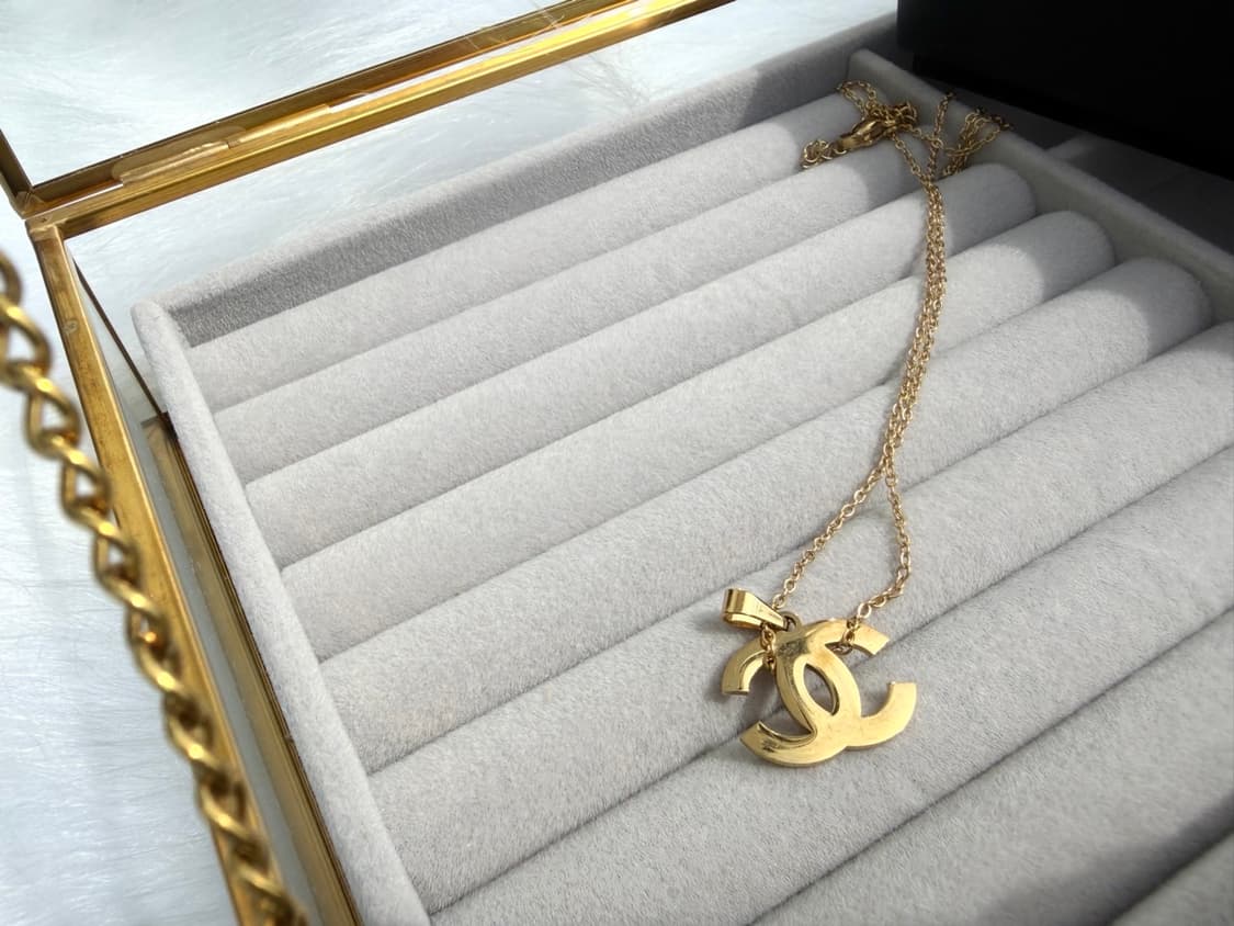 샤넬 골드 로고 체인 목걸이 상품이미지8