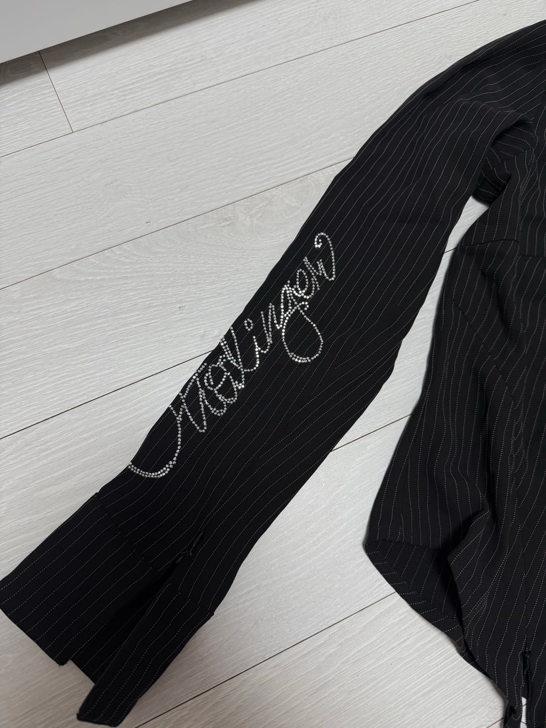 오토링거 로고 슬리브 스트라이프 셔츠 상품이미지2