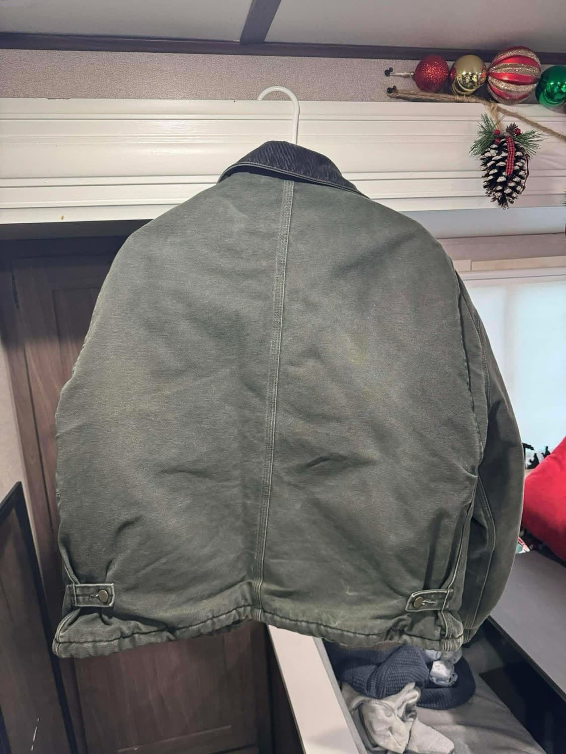 칼하트 J22 캔버스 자켓 모스 그린 상품이미지5