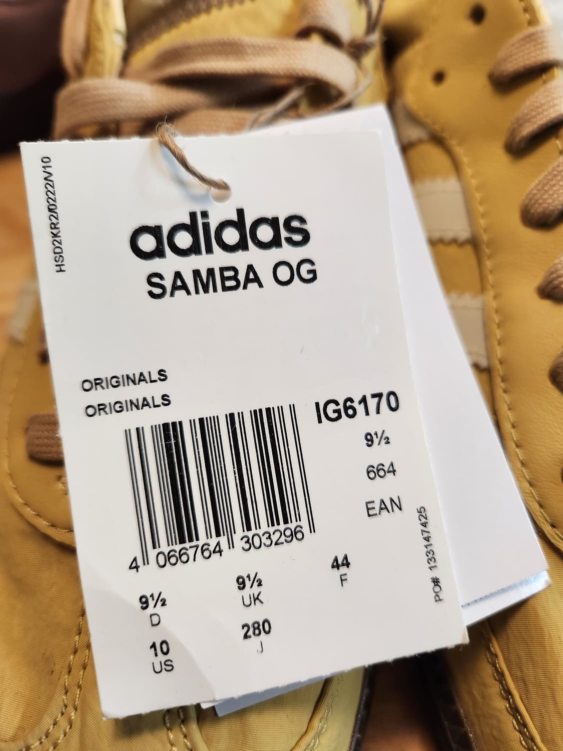 아디다스 삼바 OG 오트 원더 화이트 280mm 새상품 상품이미지6