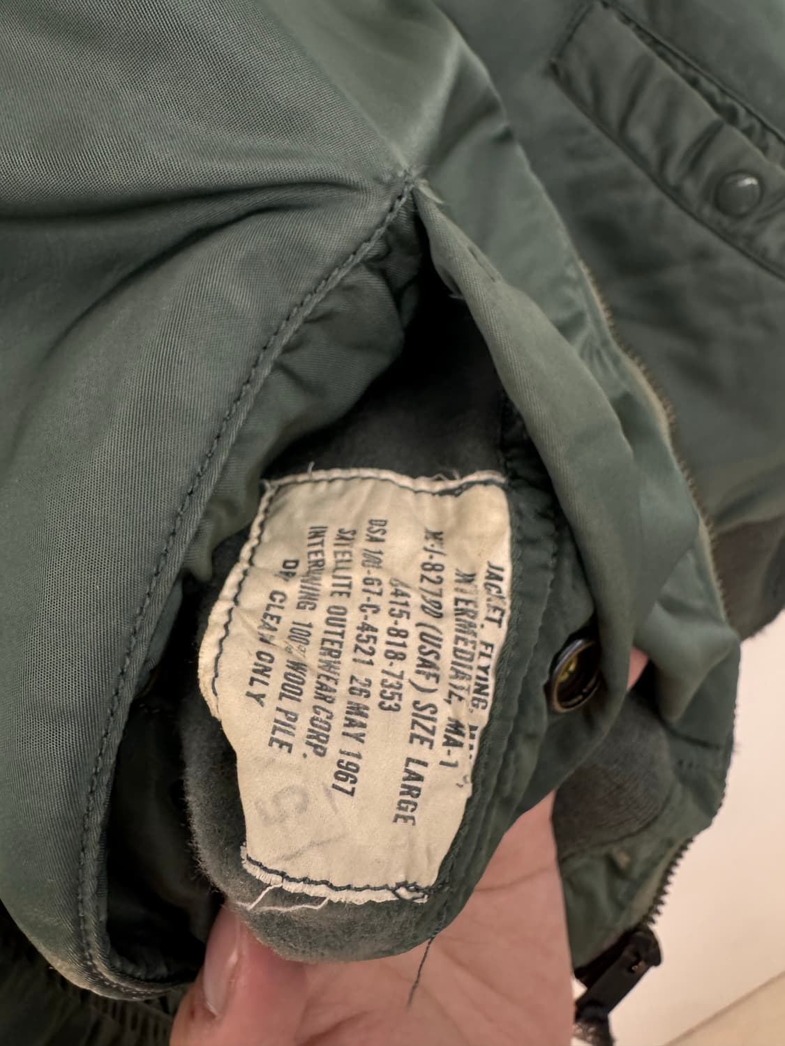 빈티지 60s MA-1 8279D (L) 상품이미지5