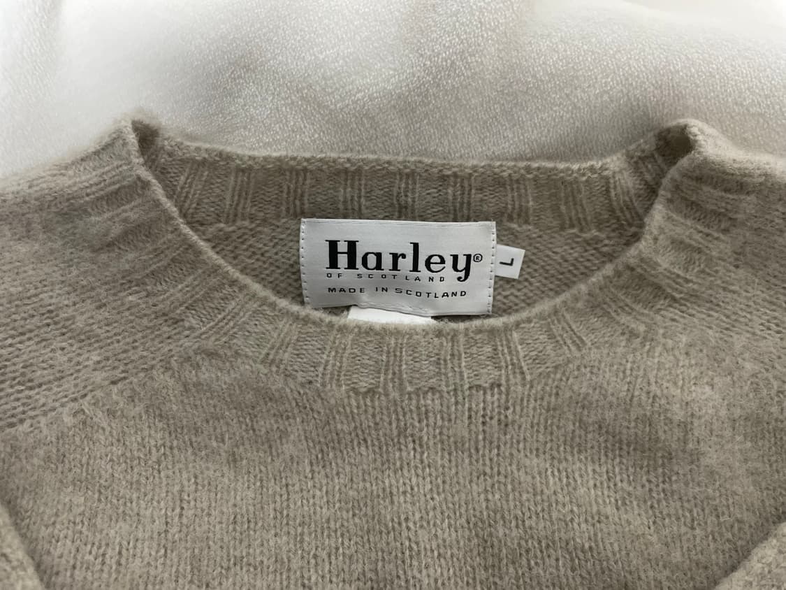 할리오브스코틀랜드 쉐기독 니트 오트밀크 L 상품이미지3