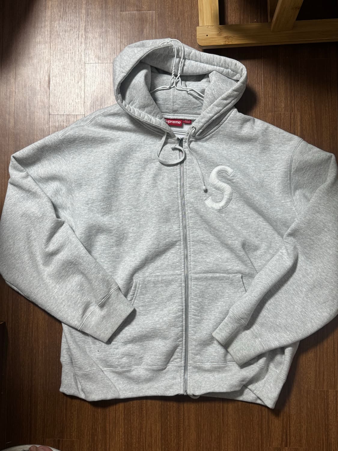 슈프림 S로고 후드집업 xl 상품이미지1