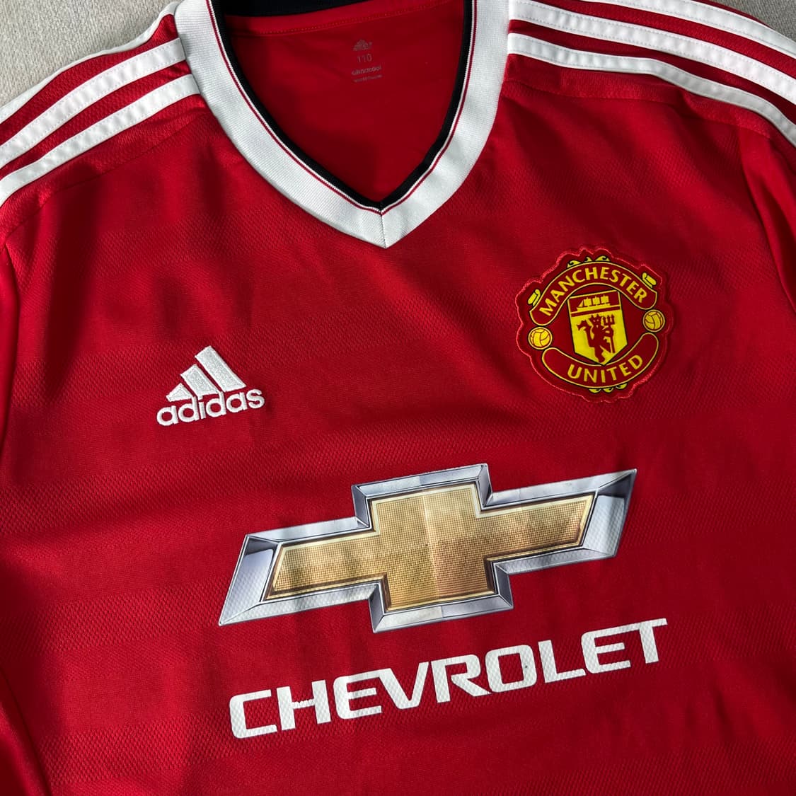 100 아디다스 맨유 15-16 홈 반팔 유니폼 상품이미지2