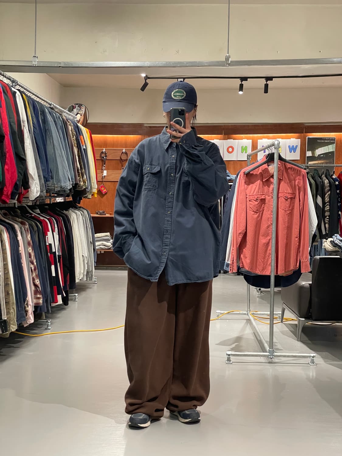 랭글러 오버사이즈 워크 셔츠  상품이미지3