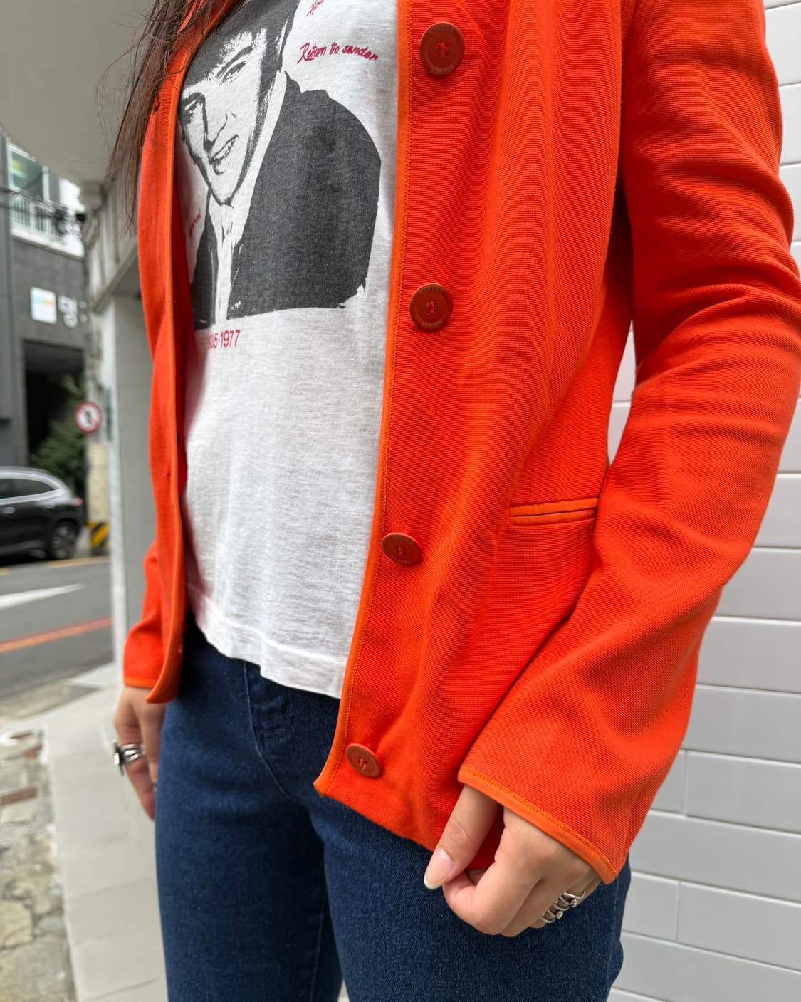 베르수스 베르사체 컷아웃 져지 자켓 상품이미지9