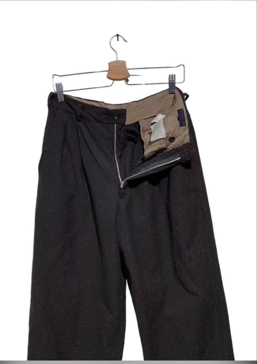 꼼데가르송 옴므 울 팬츠 브라운 상품이미지1